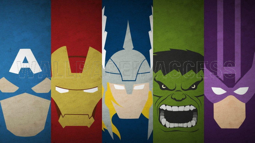 Minimalist Avengers Wallpapers
