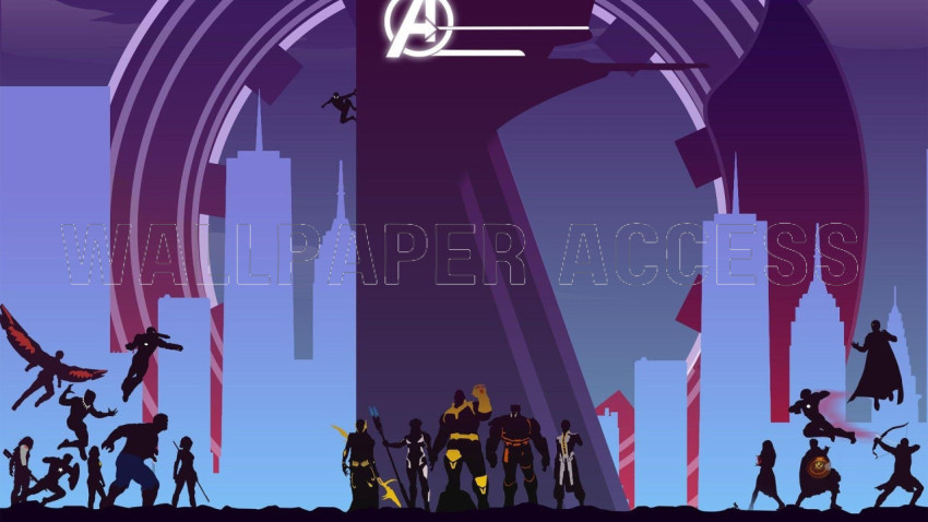 Minimalist Avengers Wallpapers