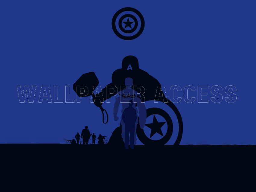 Minimalist Avengers Wallpapers